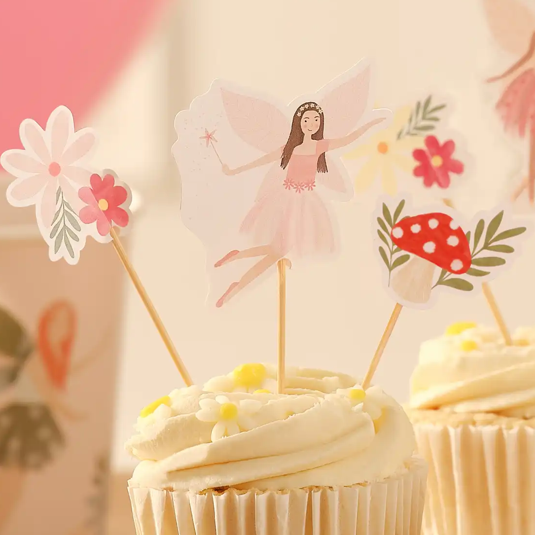 Fairy Garden Cupcake Toppers