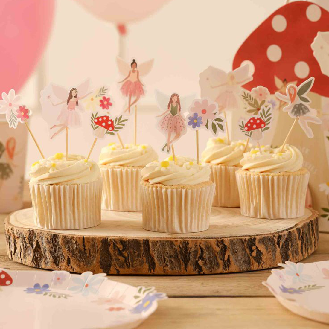 Fairy Garden Cupcake Toppers