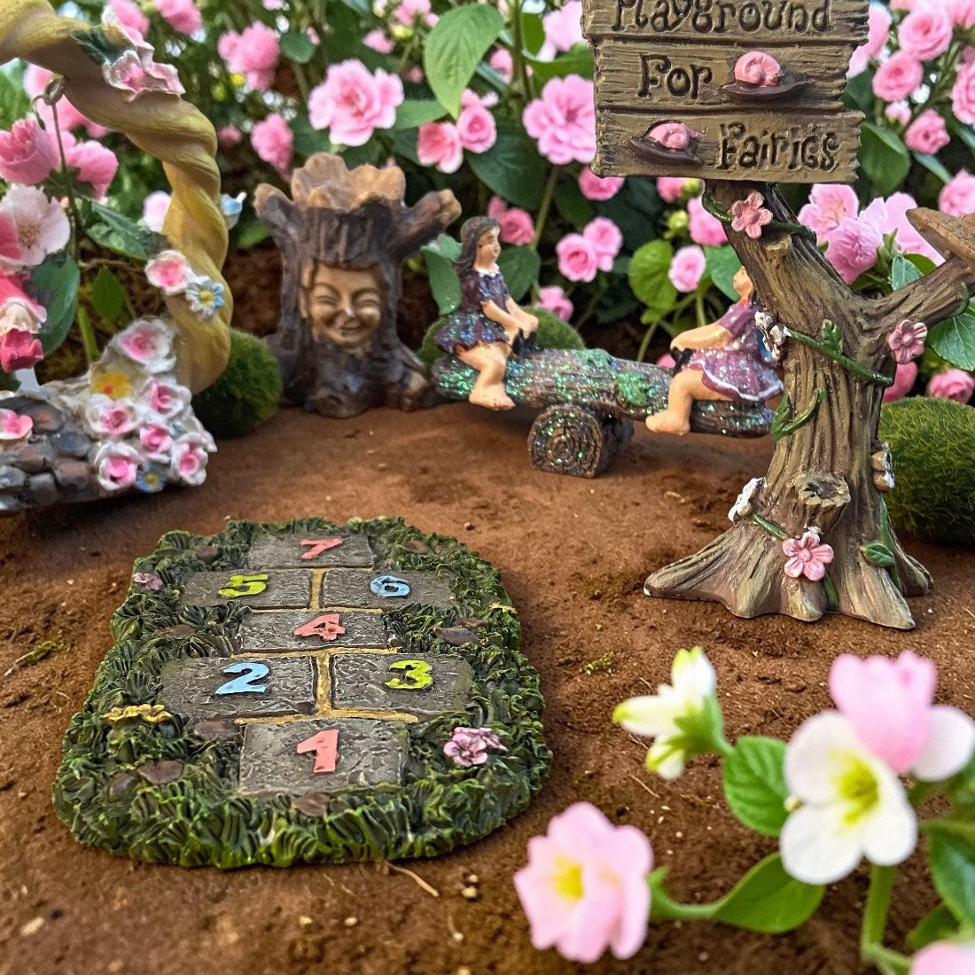 Fairy Garden Hopscotch Pathway