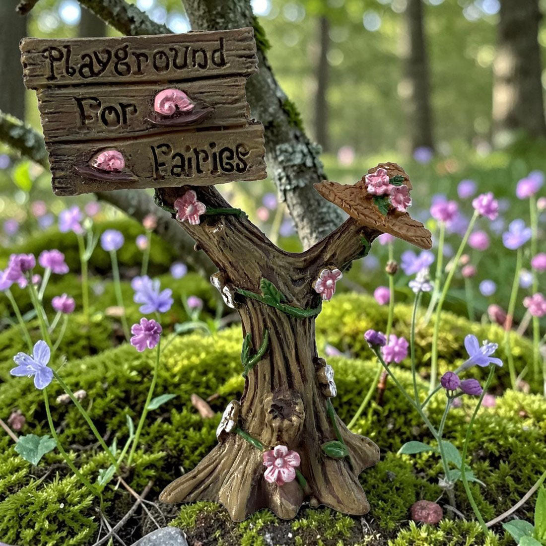 Fairy Garden Playground For Fairies Sign