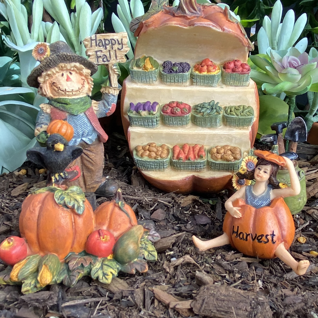 Fairy Garden Pumpkin Set