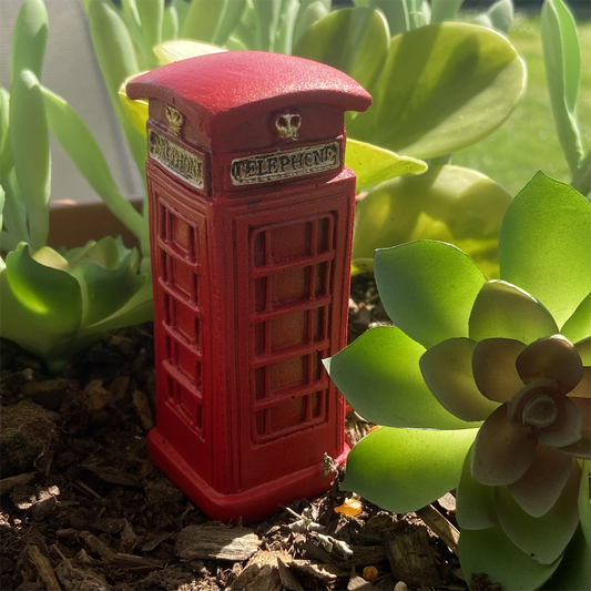 Fairy Garden Red Telephone Box