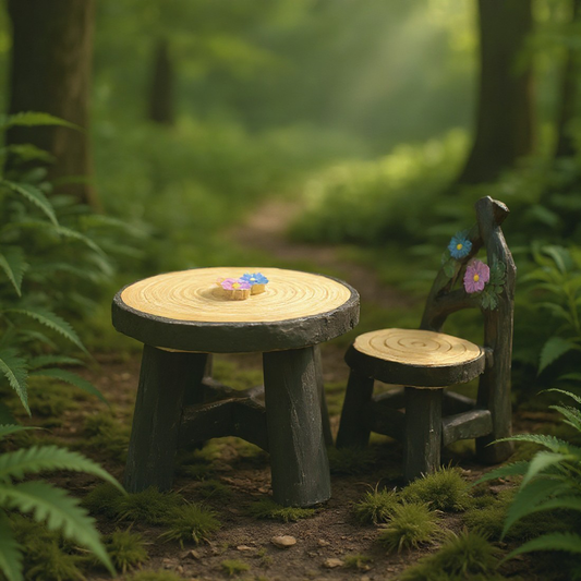Fairy Garden Table and Chair Set