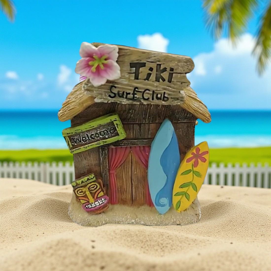 4 Piece Fairy Garden Summer Beach Set