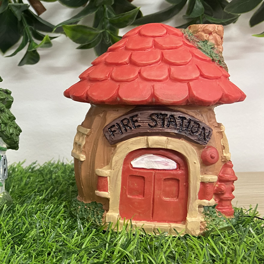 Fairy Garden Village Fire Station