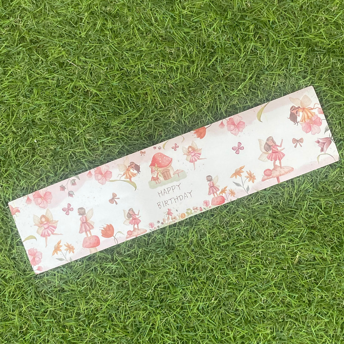 Fairy Happy Birthday Bottle Stickers