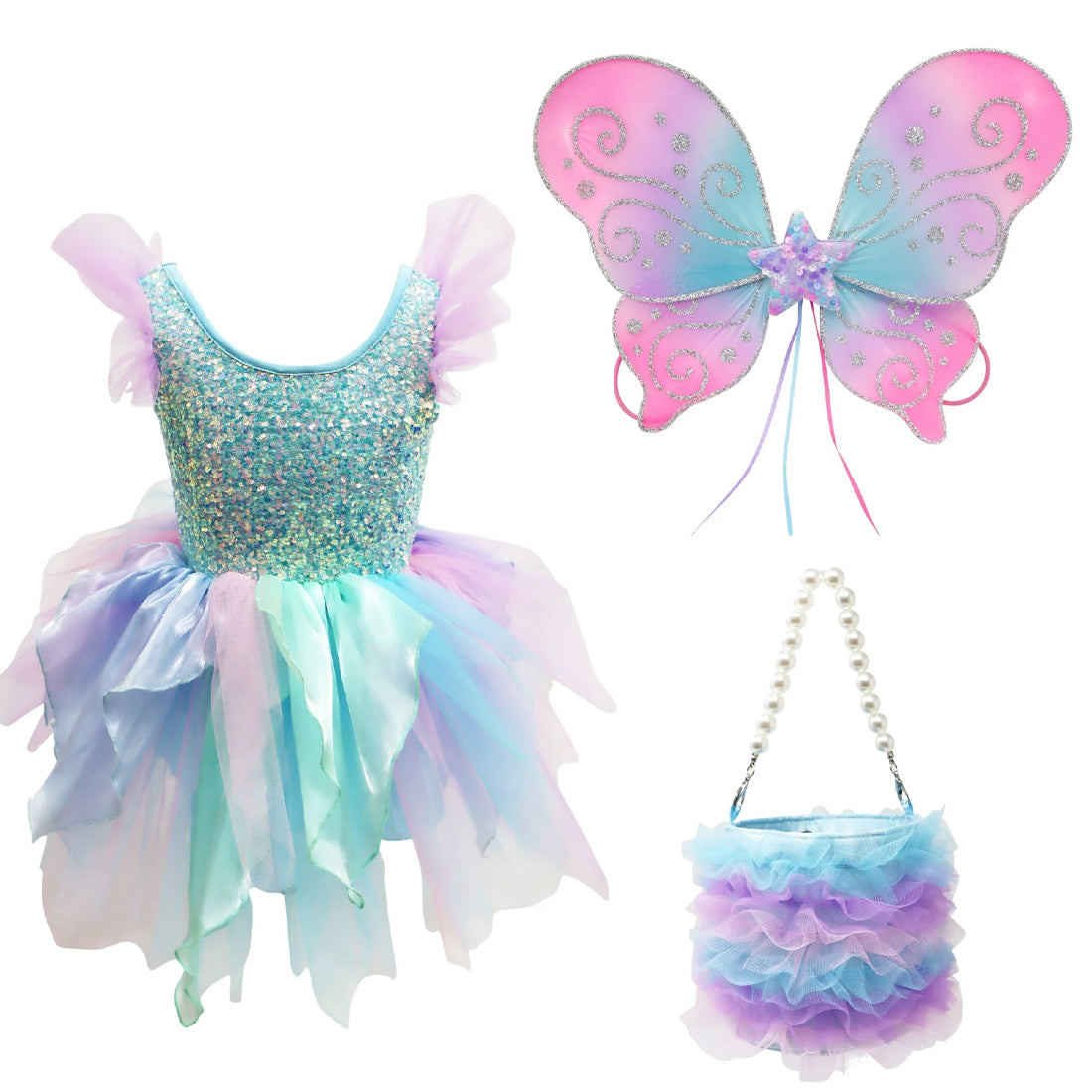 Fairy Magic Blue Party Dress
