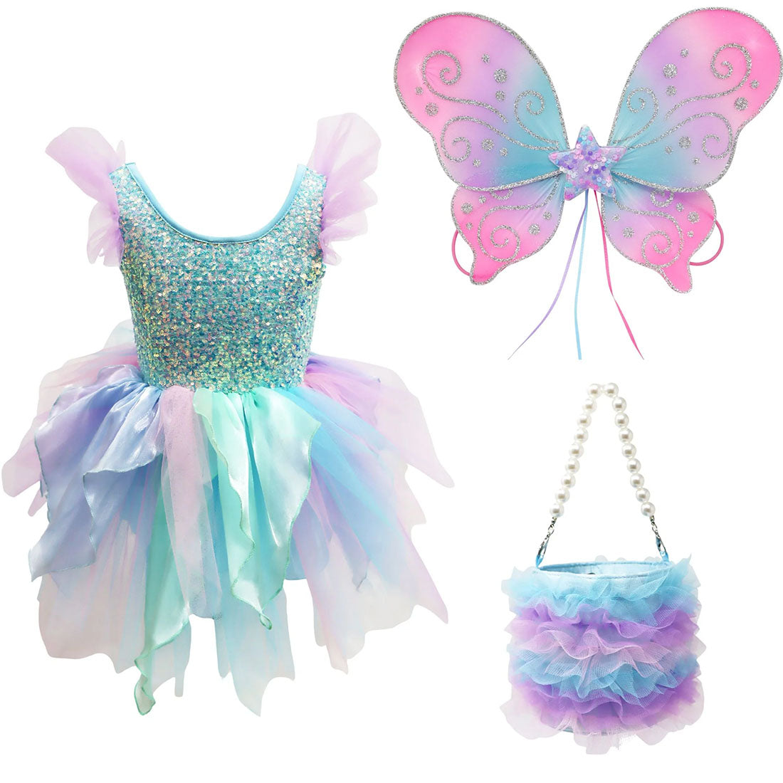 Fairy Magic Blue Party Dress Gift Set