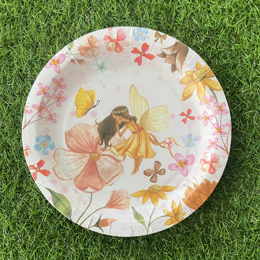 Fairy Party 7" Side Paper Plates Pk 10