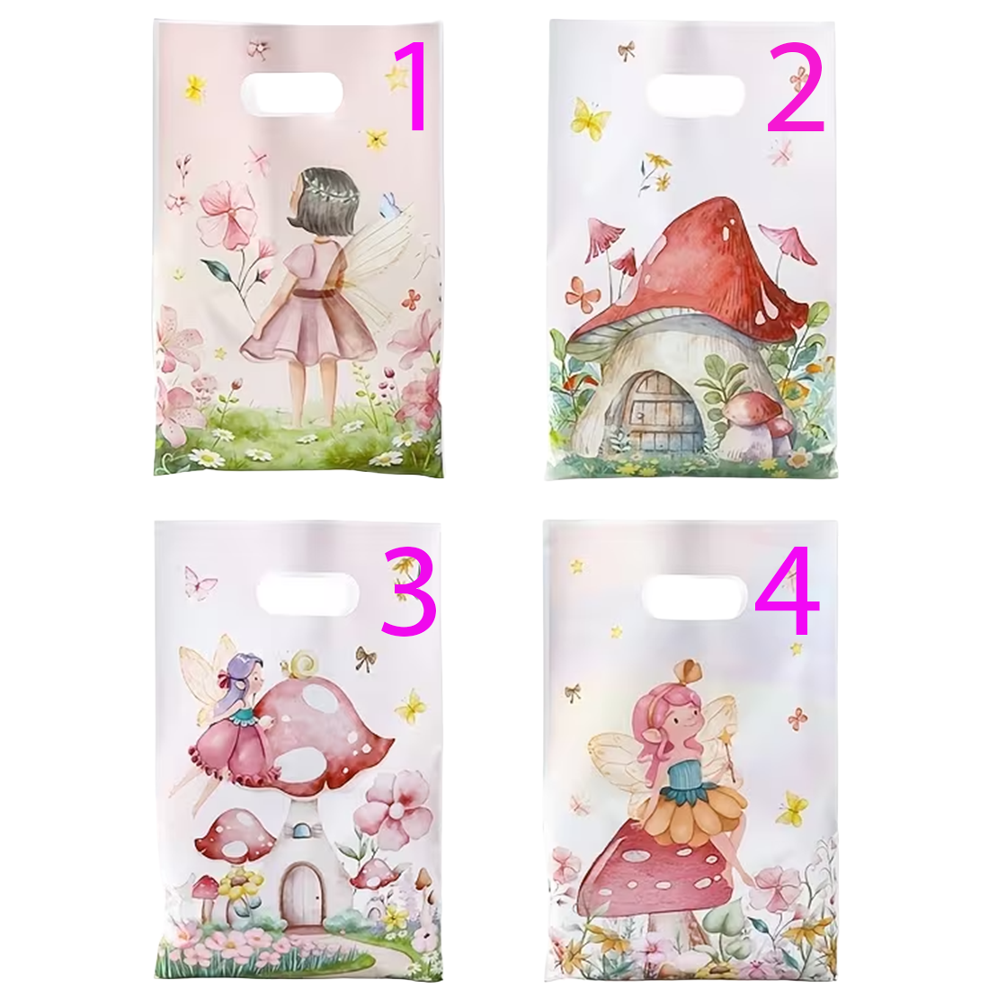 Fairy Party Favour Gift Bags PK10