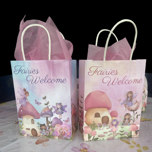 Fairy Party Paper Bags With Handle