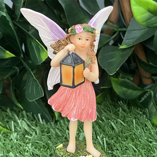 Fairy Skylar With A Lantern Figurine
