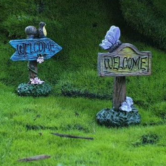 Fairy Welcome Sign