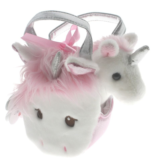 Fancy Pals Unicorn in a White Unicorn Handbag