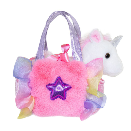 Fancy Pals Unicorn in Pink Frill Handbag