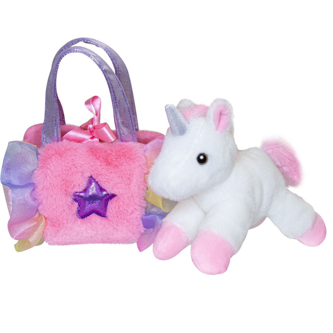 Fancy Pals Unicorn in Pink Frill Handbag