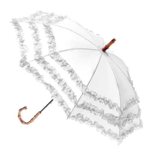 Fifi Bambina Kids Multi Frill White Umbrella
