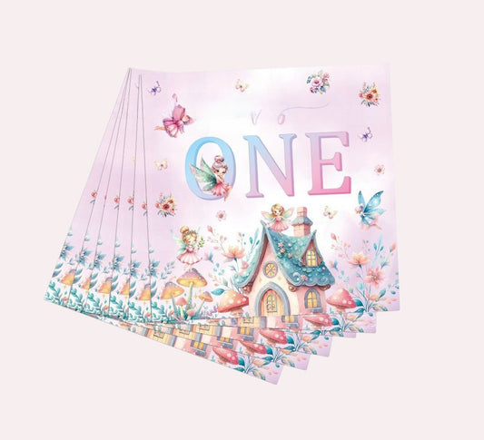 First Birthday Party Paper Napkins Pack 10