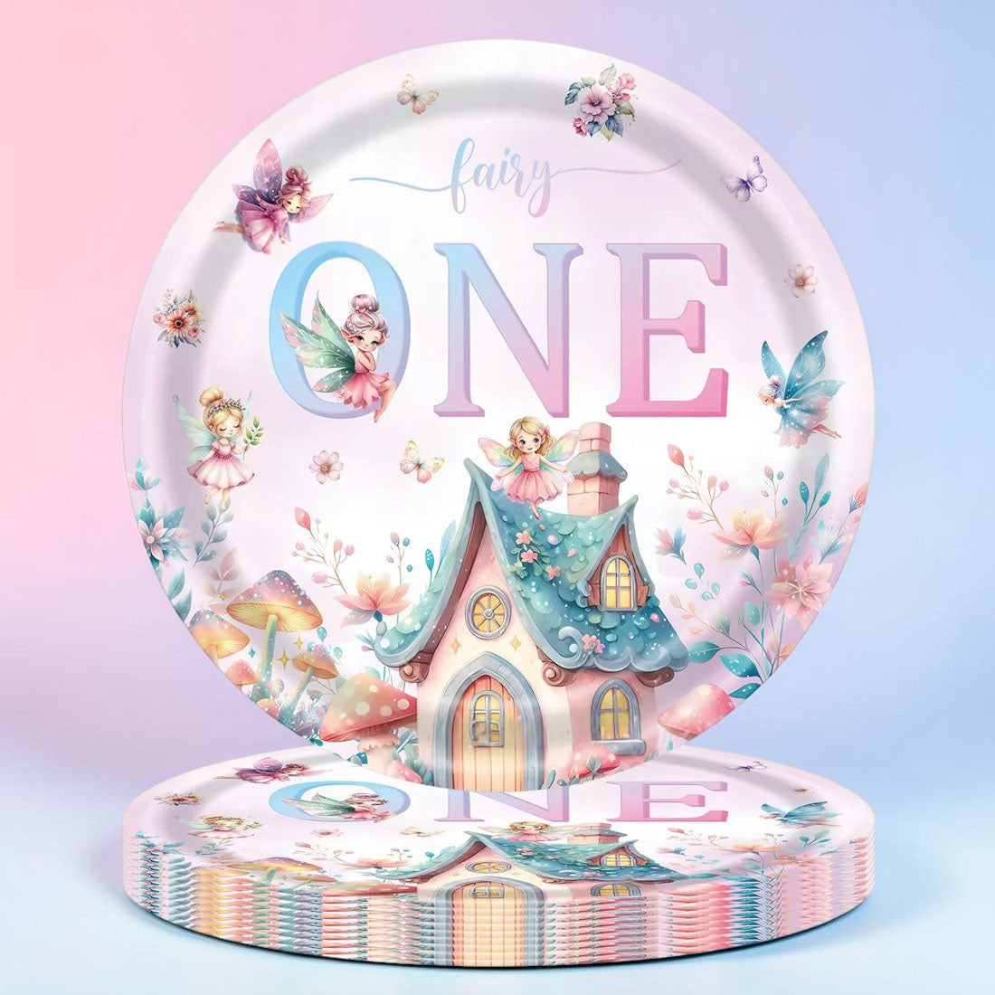 First Birthday Party Paper Plates