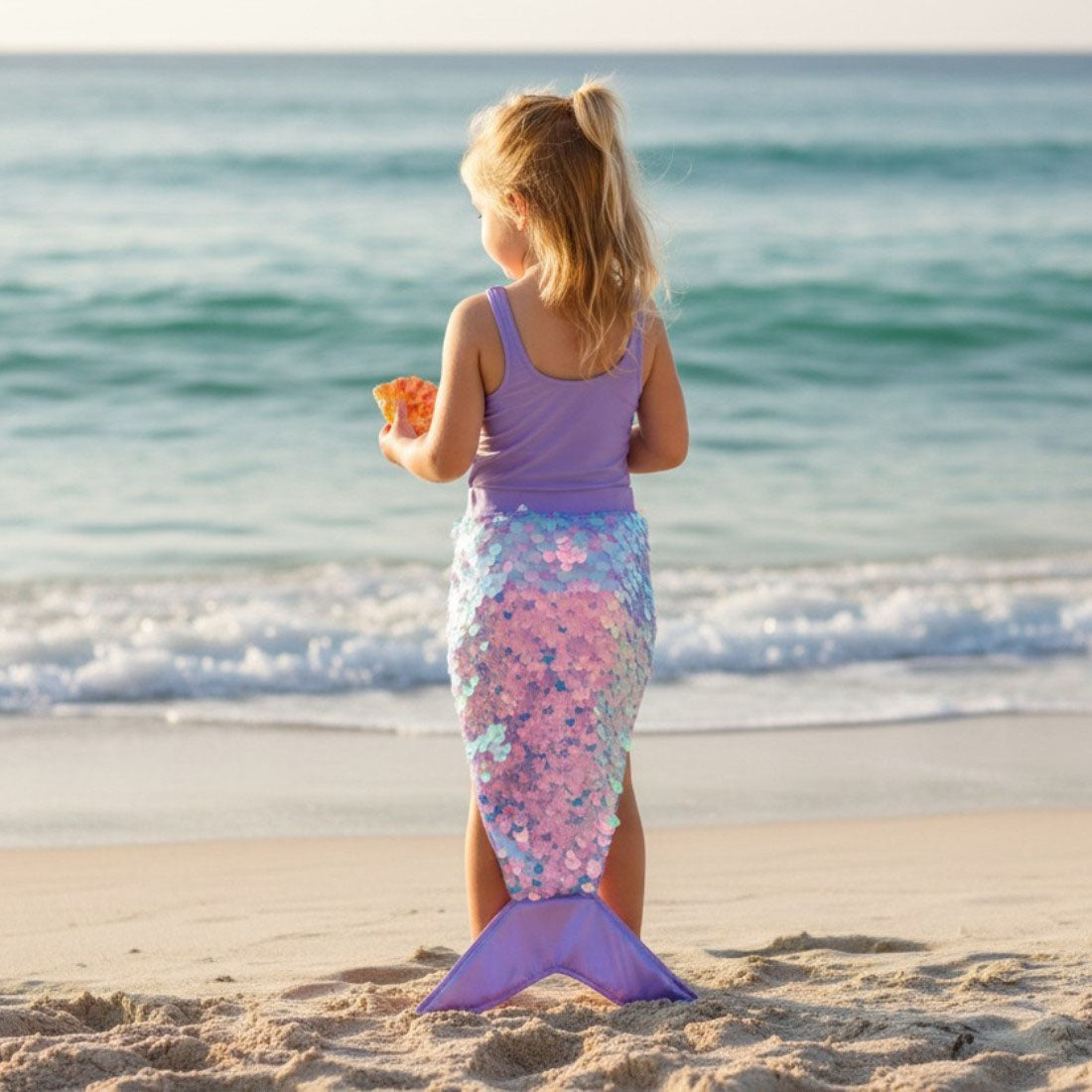 Flip Sequin Shimmering Mermaid Tail (Lilac)