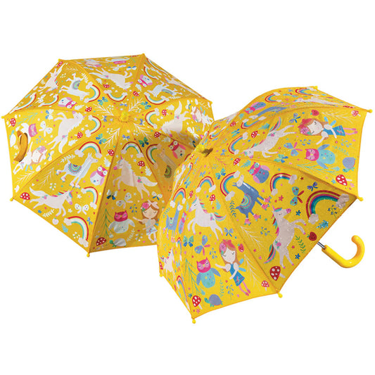 Floss & Rock Colour Changing Umbrella - Rainbow Fairy