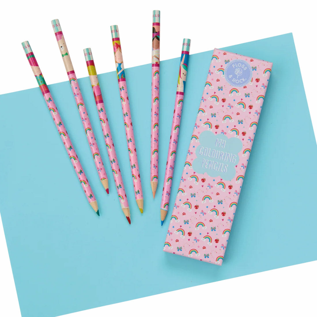 Floss & Rock My Colouring Pencils - Rainbow Fairy