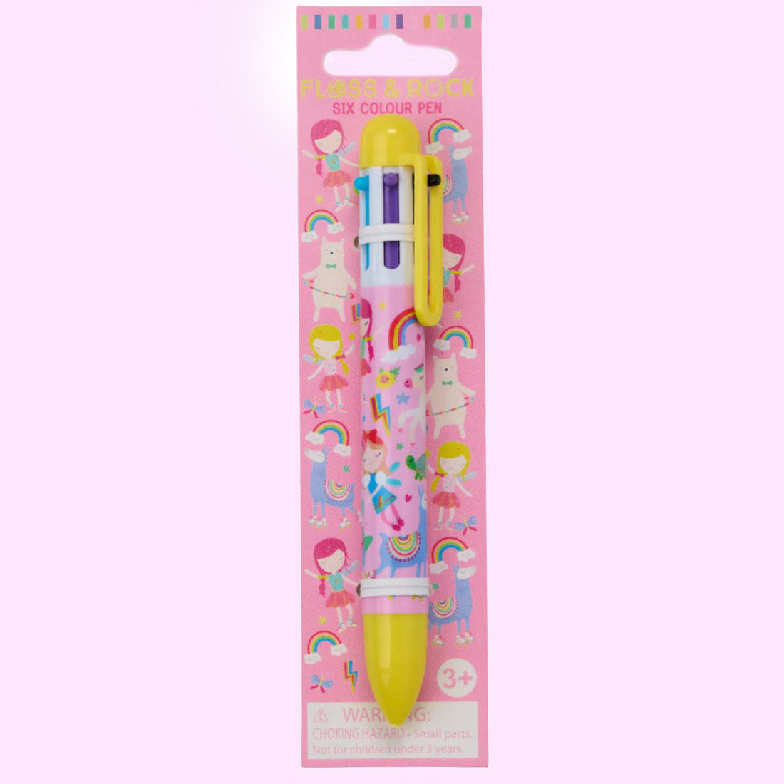 Floss & Rock Six Colour Pen - Rainbow Fairy
