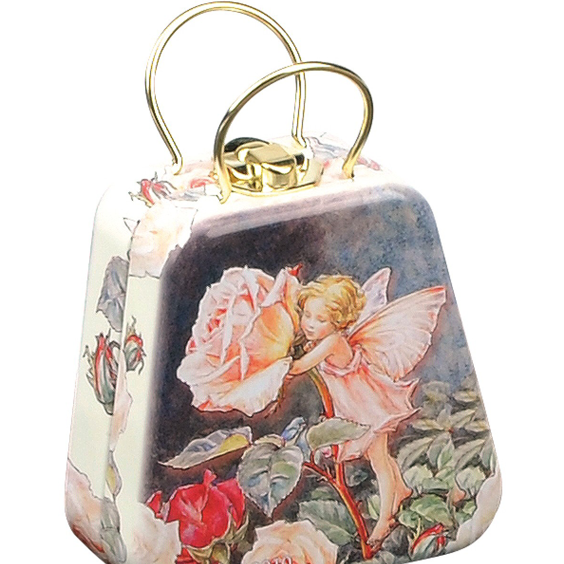 Flower Fairies Mini Handle Basket Handbag Tins