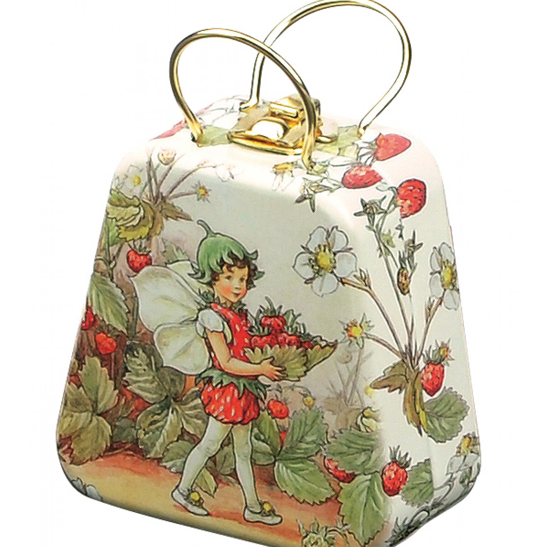 Flower Fairies Mini Handle Basket Handbag Tins