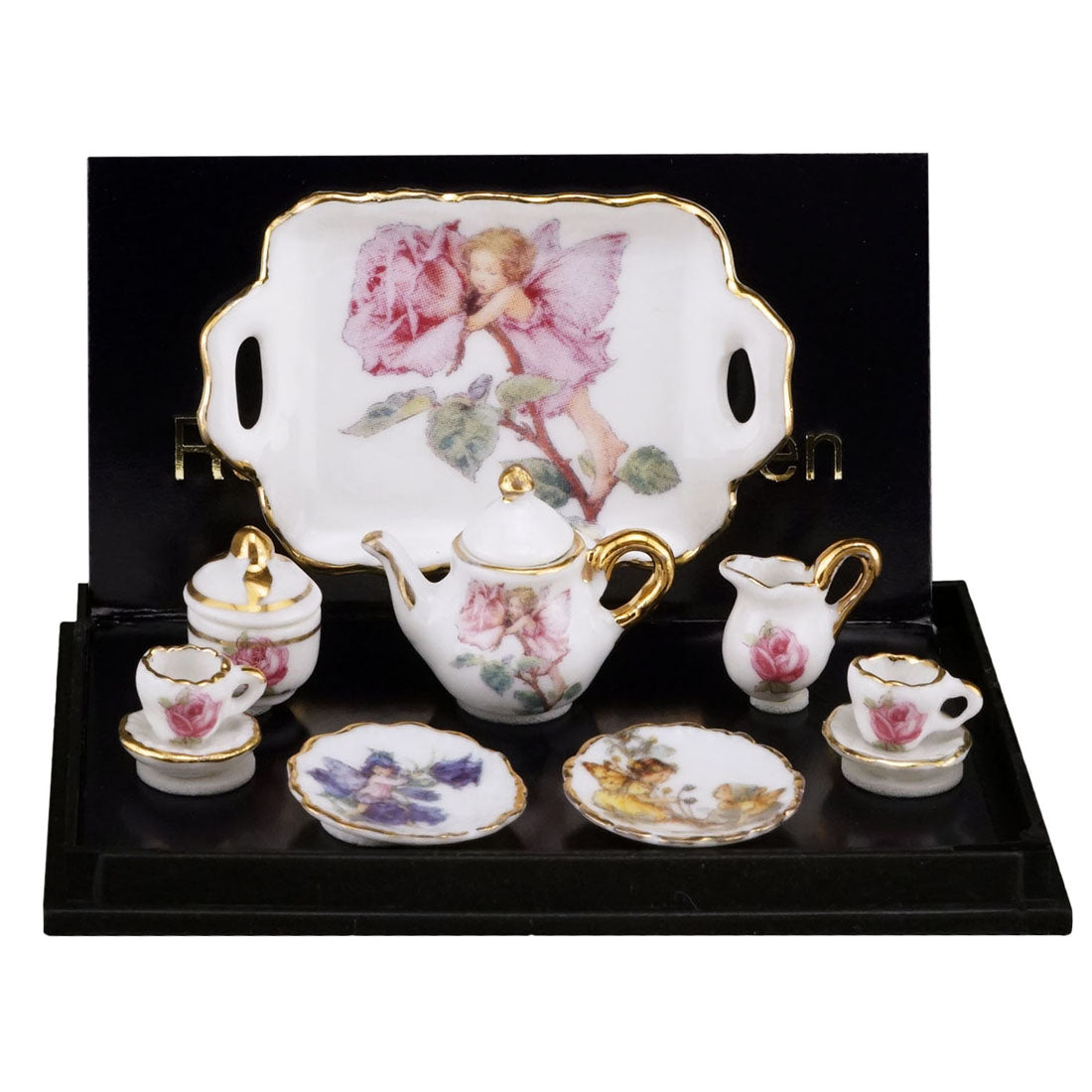 Flower Fairies Miniature Tea Set with Tray