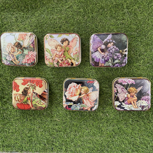Cicely Barker Flower fairy tins