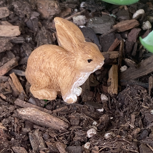 Forest Friends Miniature Bunny on Stake