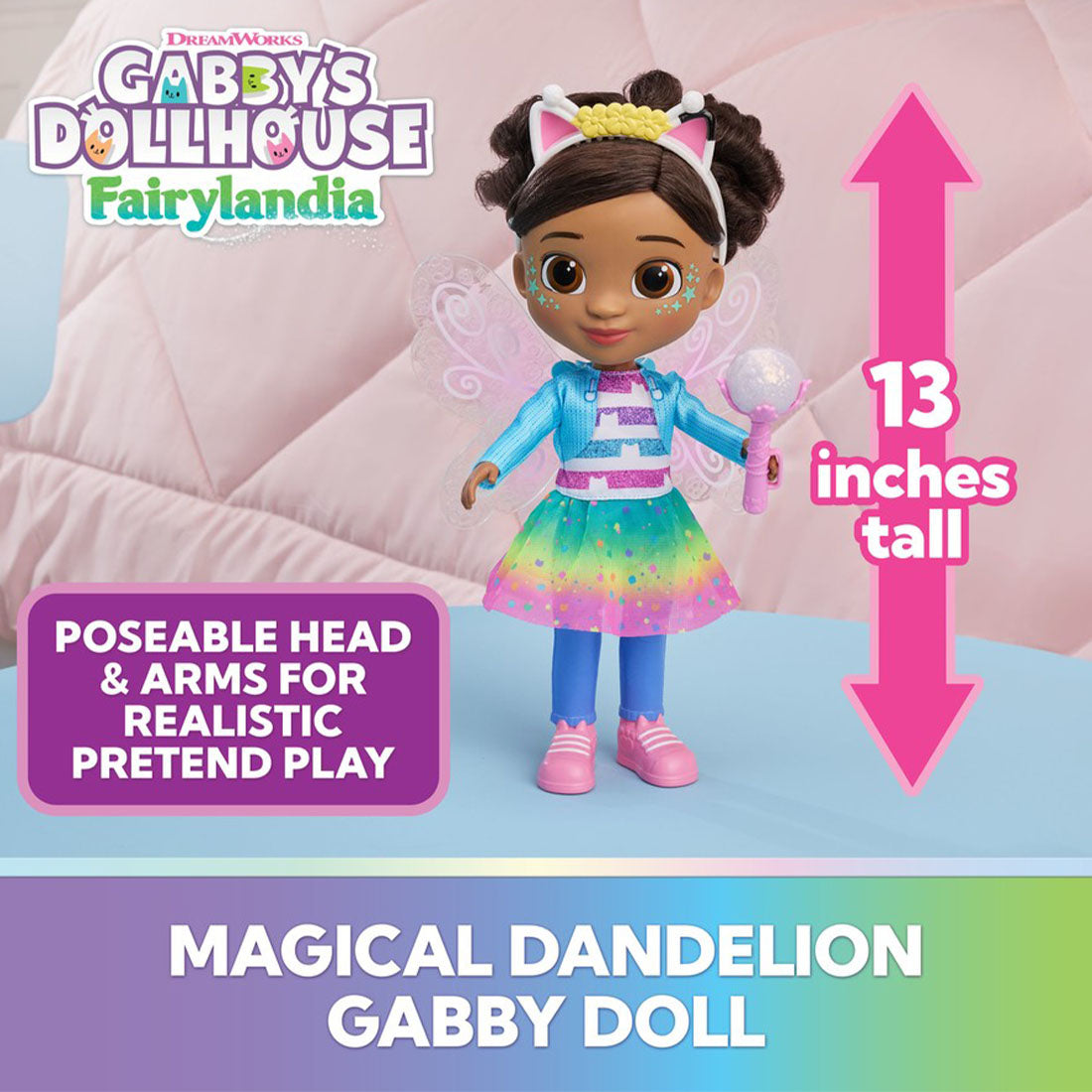 Gabby's Dollhouse Fairylandia - Fairy Wishes Gabby Doll
