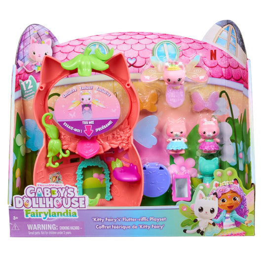 Gabby's Dollhouse Fairylandia - Flutter Fairy Playset
