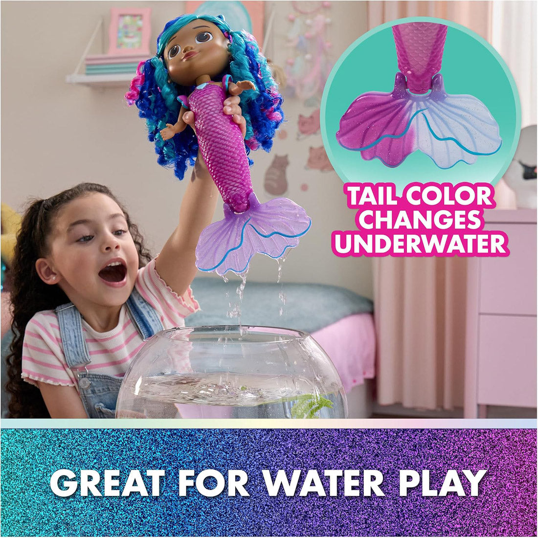 Gabby's Dollhouse Movie Feature Mermaid Doll
