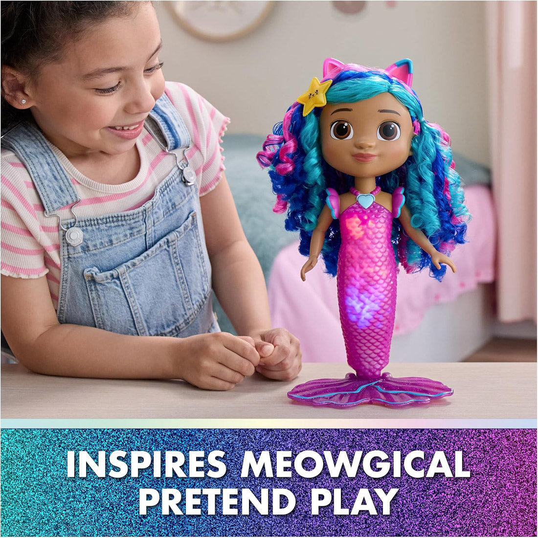 Gabby's Dollhouse Movie Feature Mermaid Doll