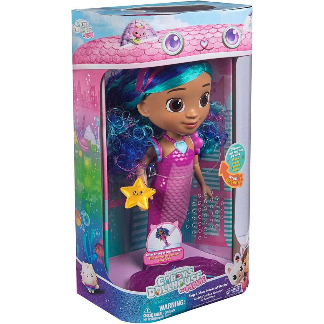 Gabby's Dollhouse Movie Feature Mermaid Doll