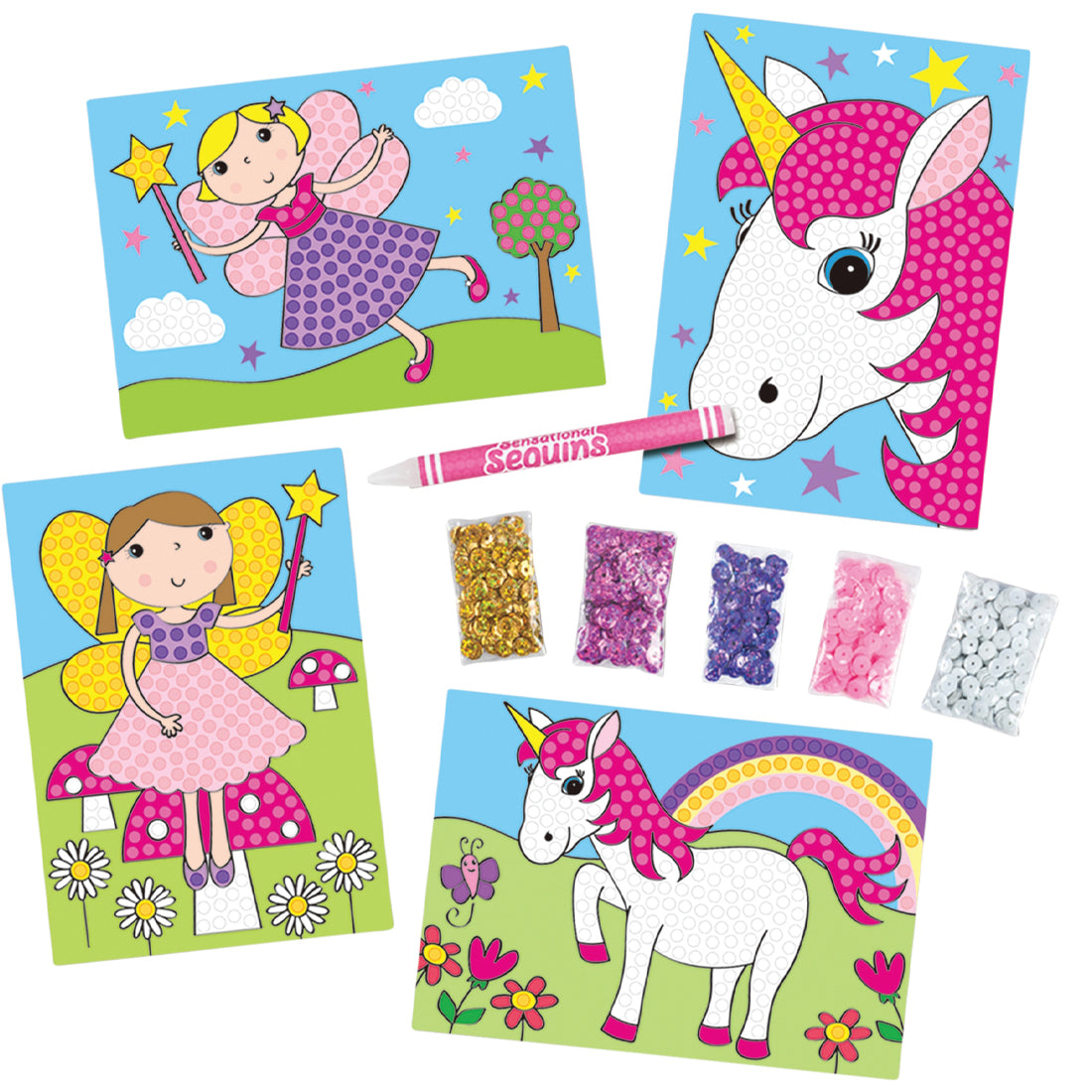 Galt - Sensational Sequins - Fairies & Unicorns