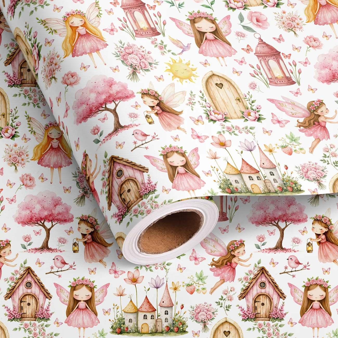 Gift Wrap Your Present - Pink Fairy