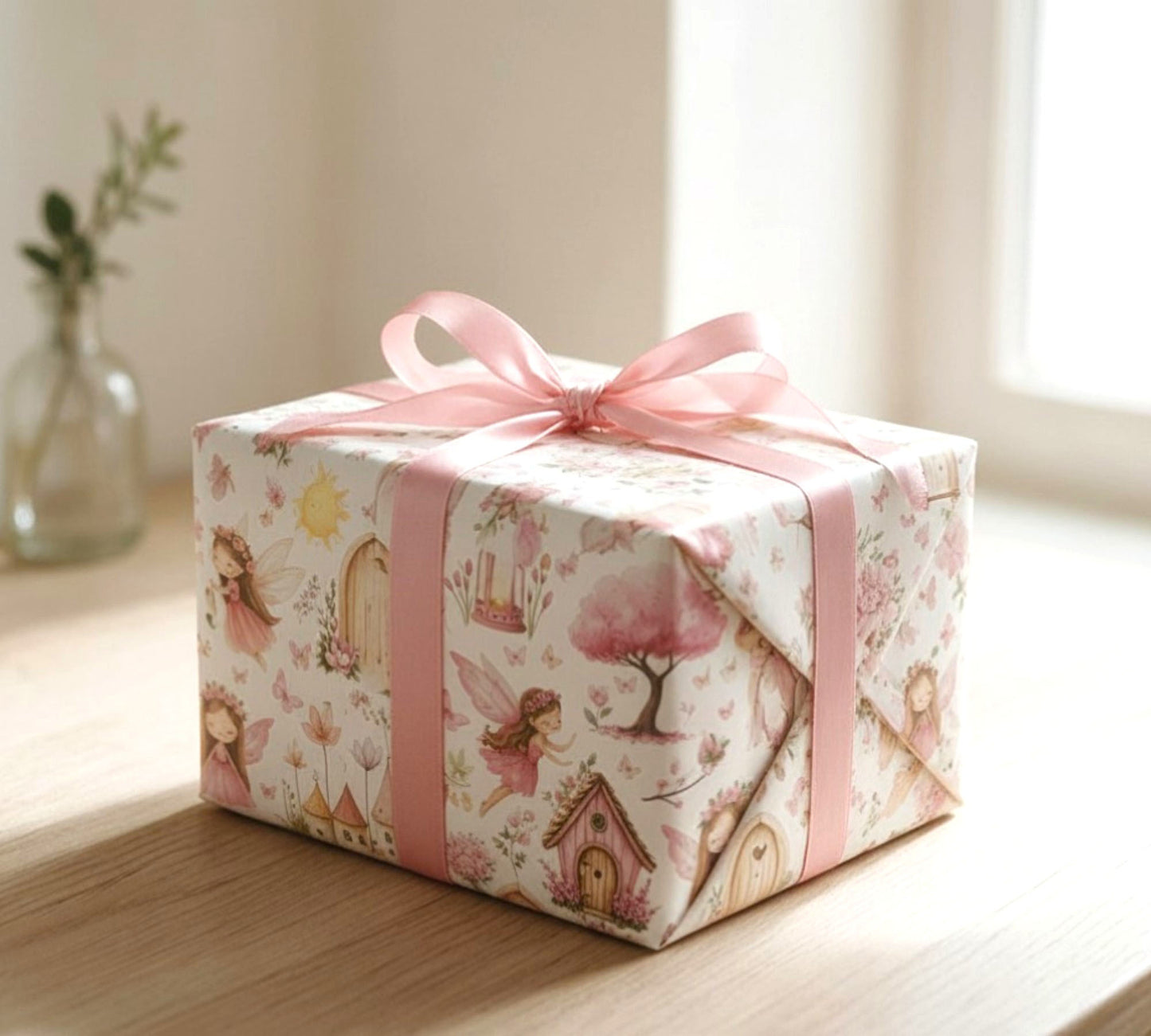 Gift Wrap Your Present - Pink Fairy