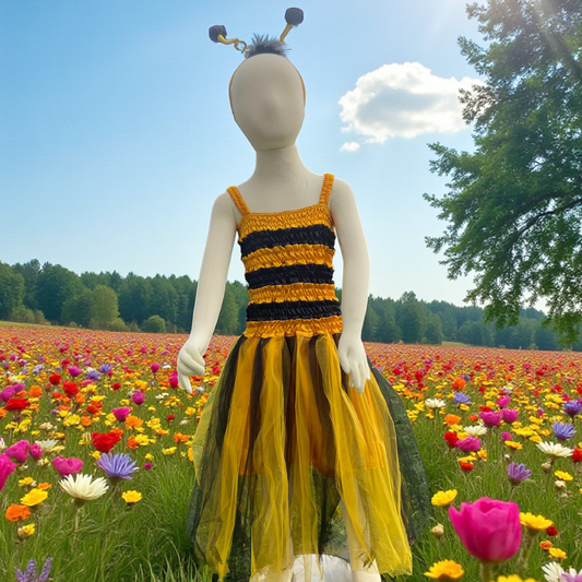 Girls Bee Fairy Dress Costume