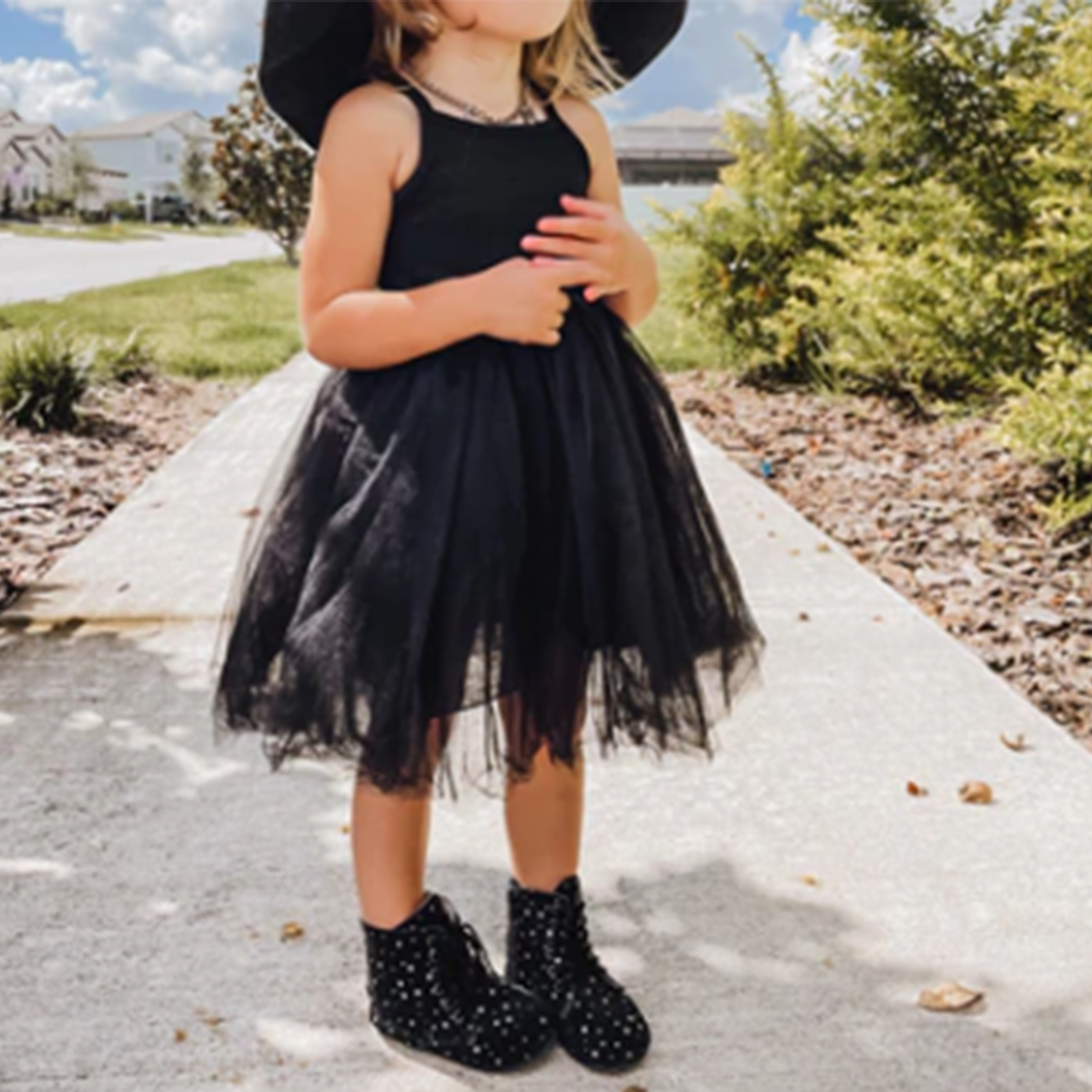 Girls black tutu sales dress