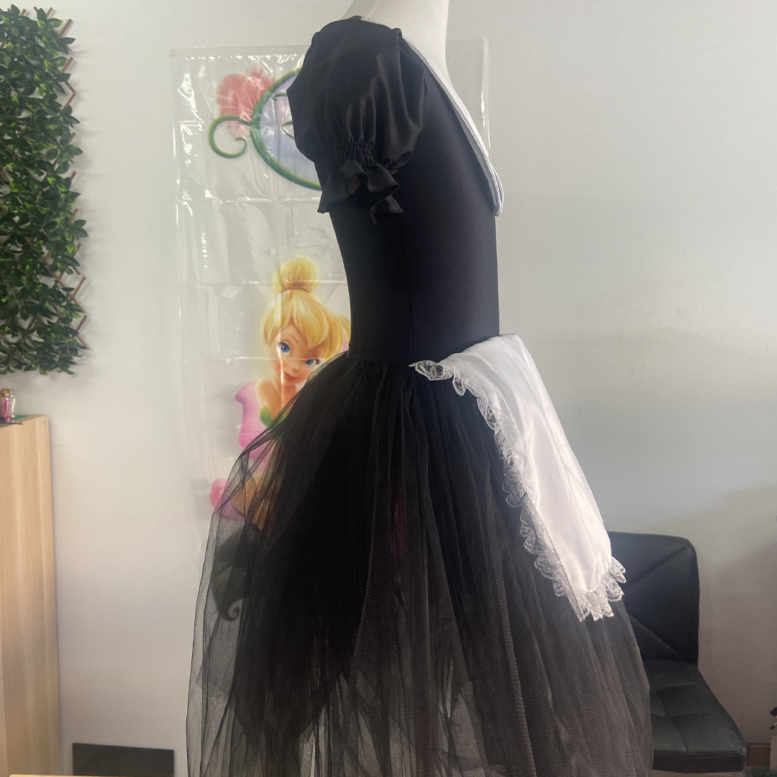 Girls Maid Waitress Ballerina Dress Dance Costume
