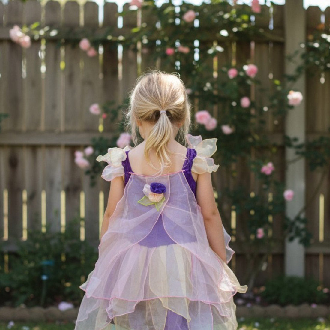 Girls Pink and Purple Forest Fairy Dress