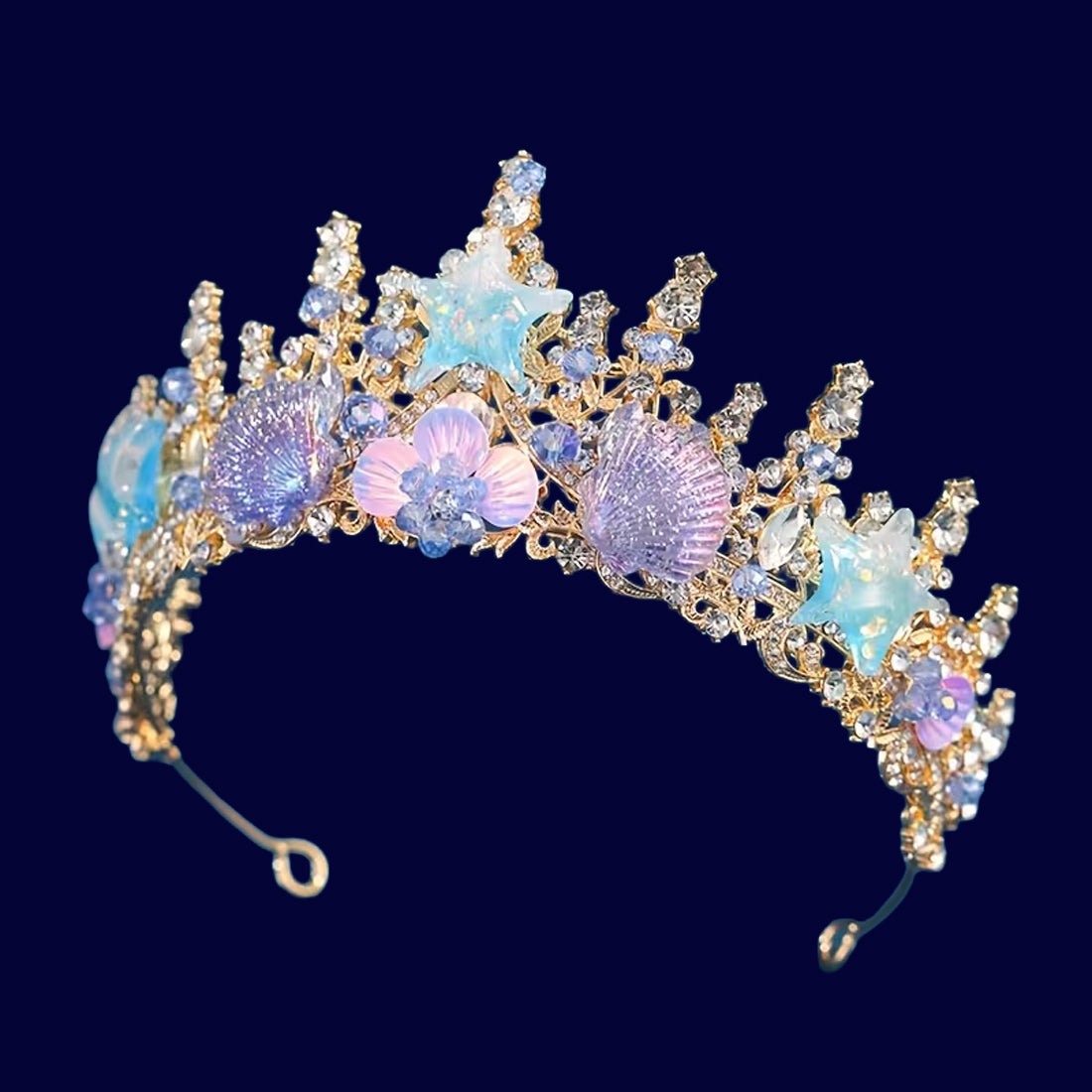 Gold Mermaid Tiara