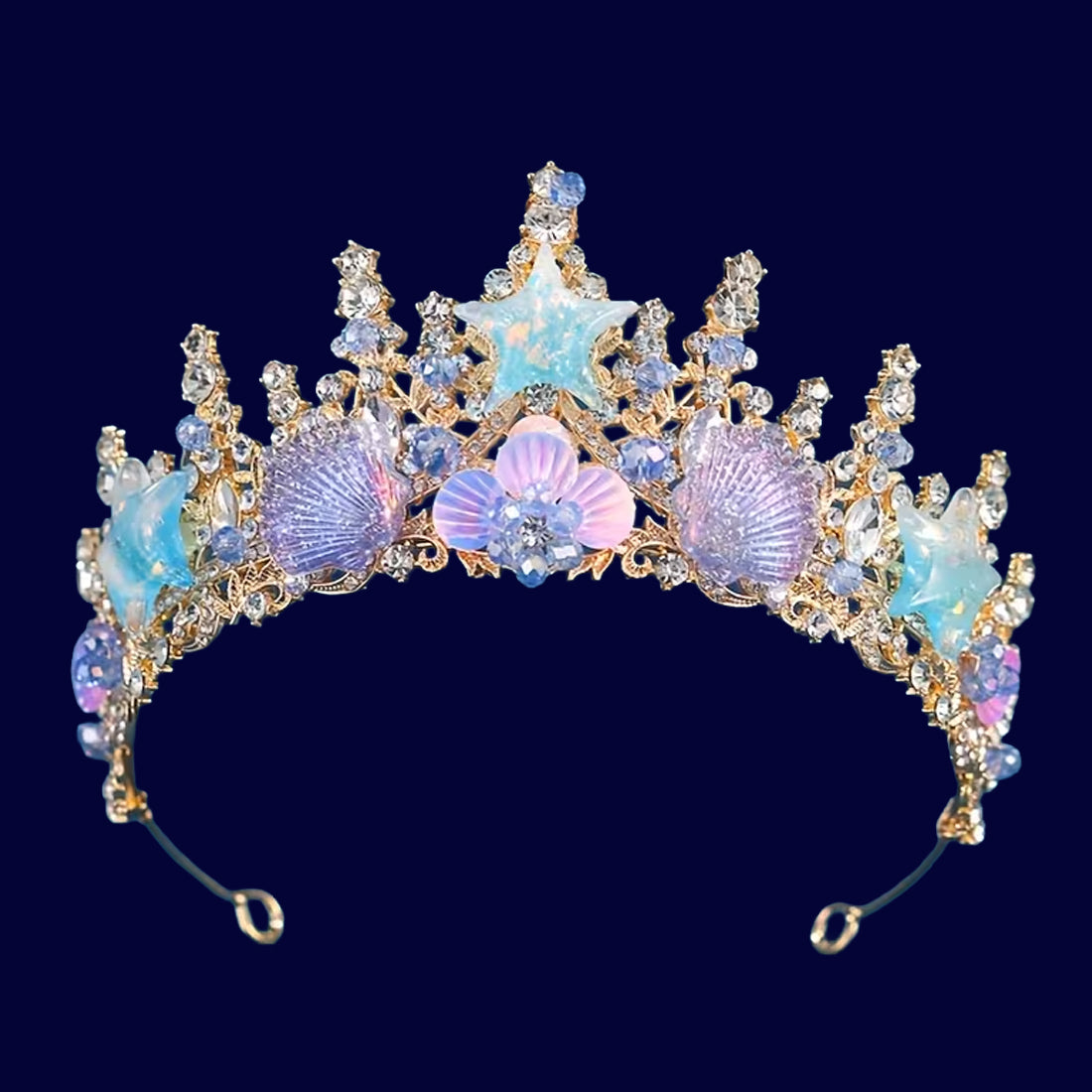 Gold Mermaid Tiara