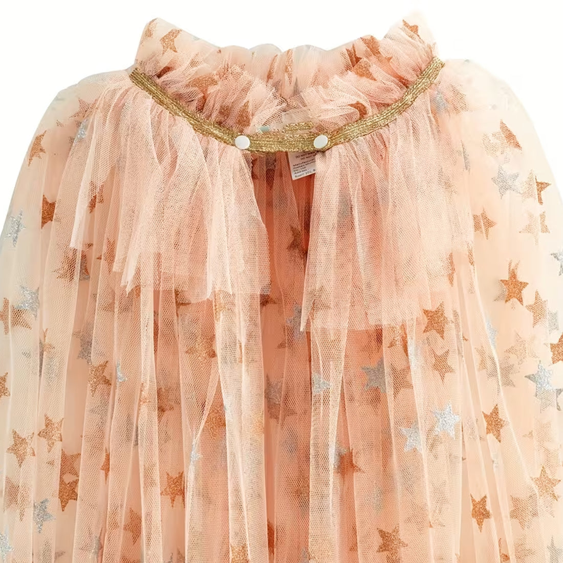 Gold & Silver Star Sparkle Fairy Cape