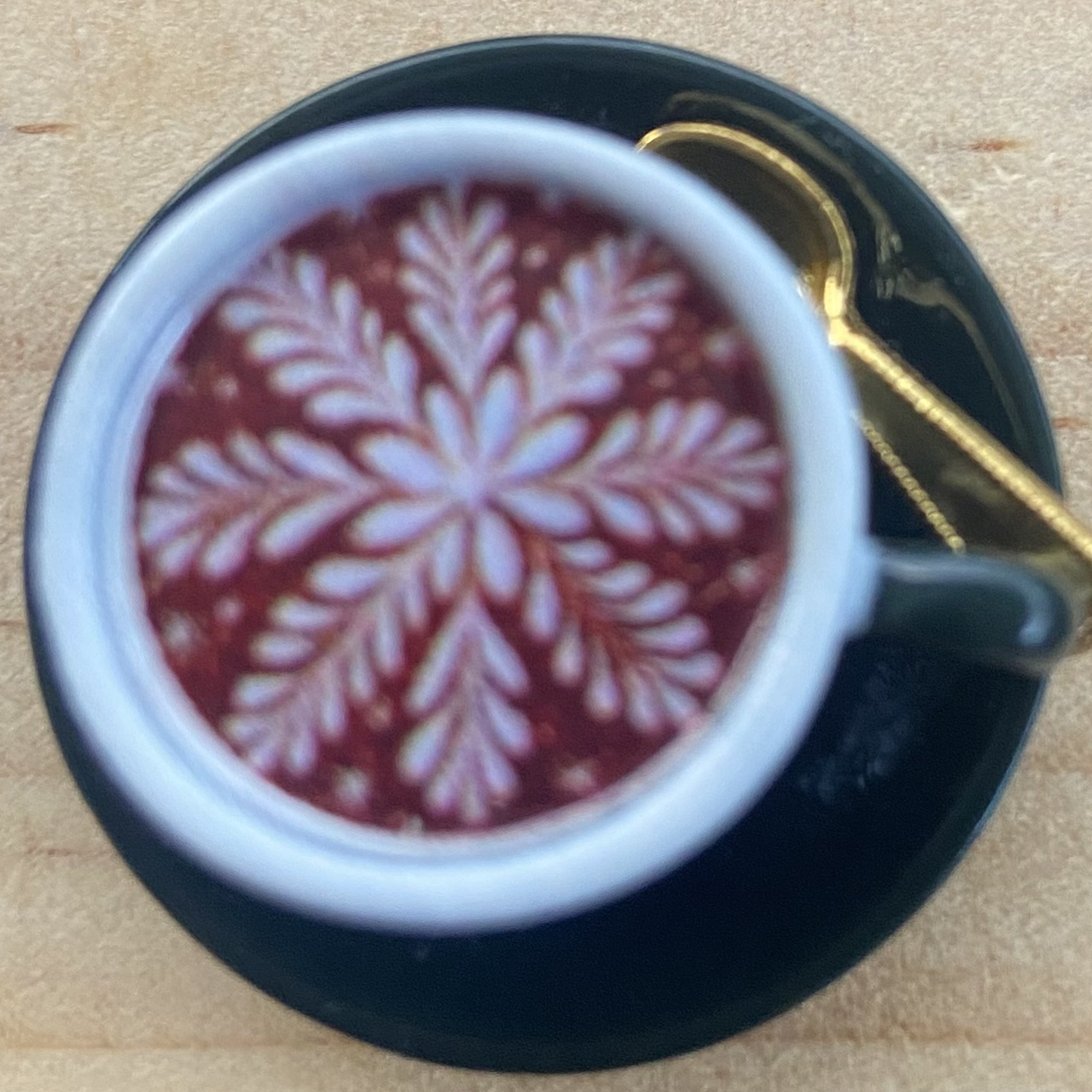 Green 3 Piece Miniature Coffee Cup Set