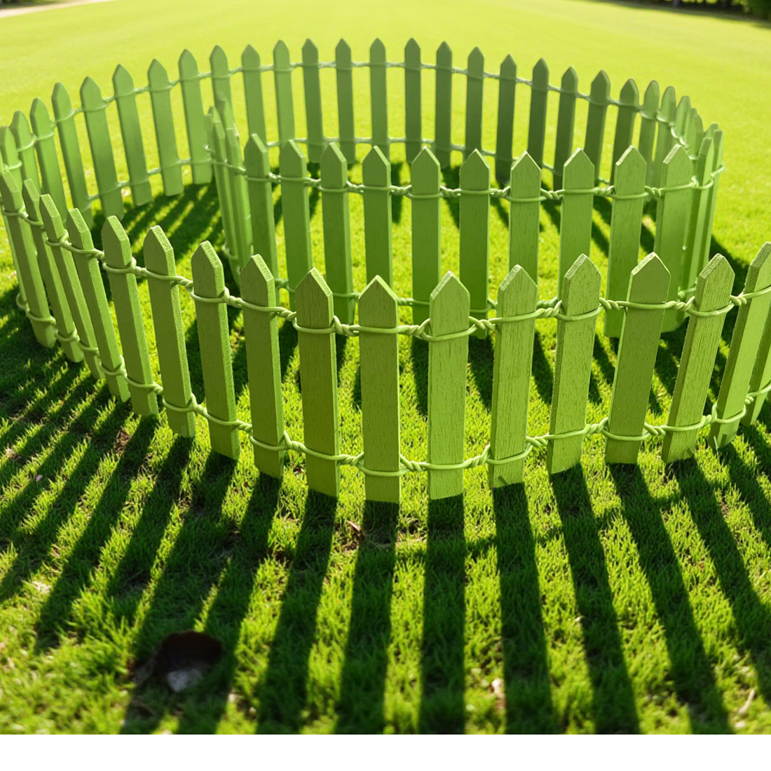 Green Fairy Garden Fence 90cm x 5cm