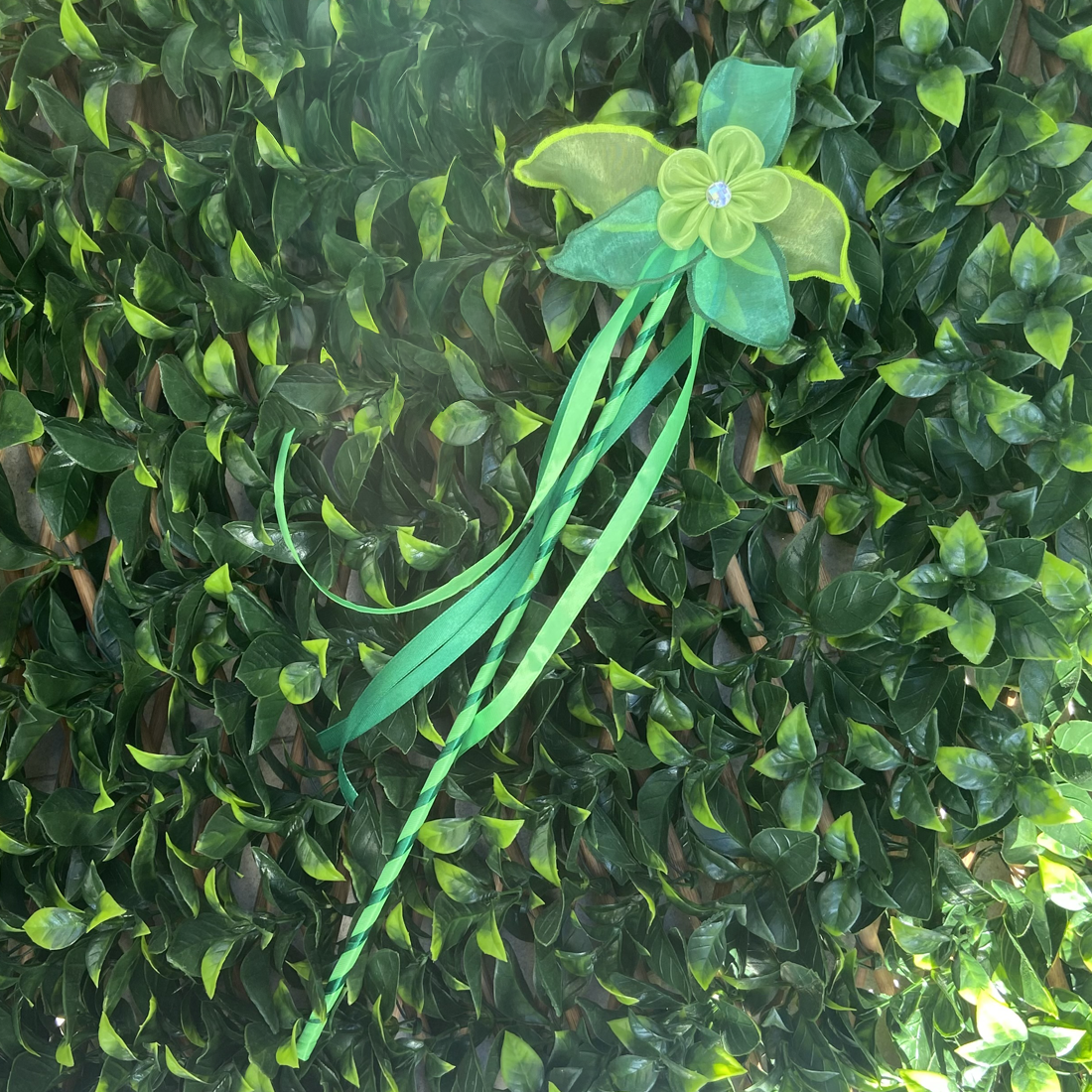 Green Handmade Fairy Wand